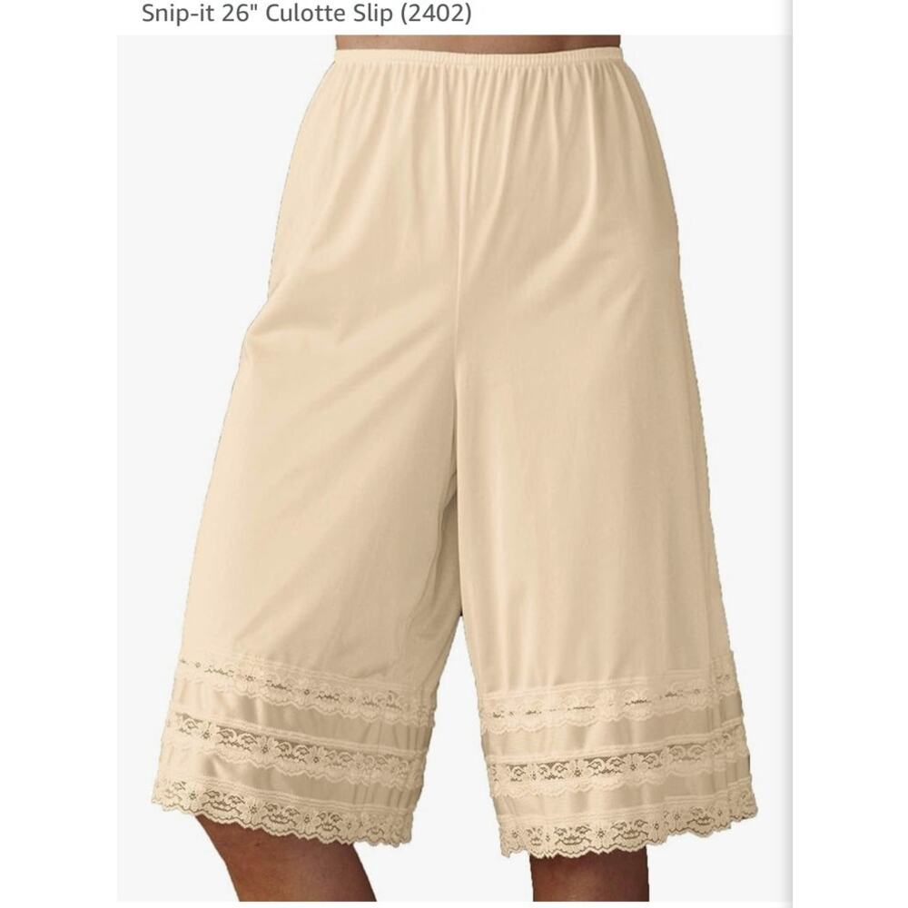 NWT Velrose Culotte Slip Shorts